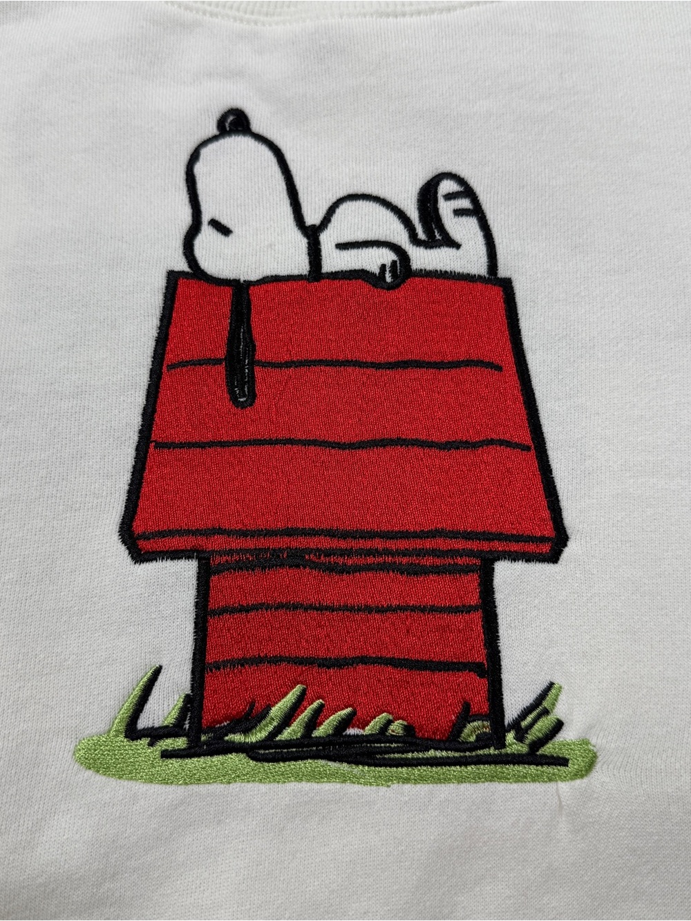 Peanuts Characters Off White Double Sided Sweatshirt Women's Size XL NWT - Picture 4 of 10